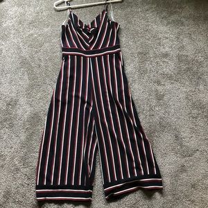 Striped jumpsuit